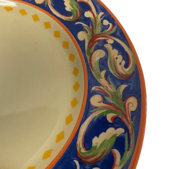 Pfaltzgraff Villa Della Luna Dinner Plate 11" Hand-Painted Ceramic Multicolor De - Picture 4 of 7